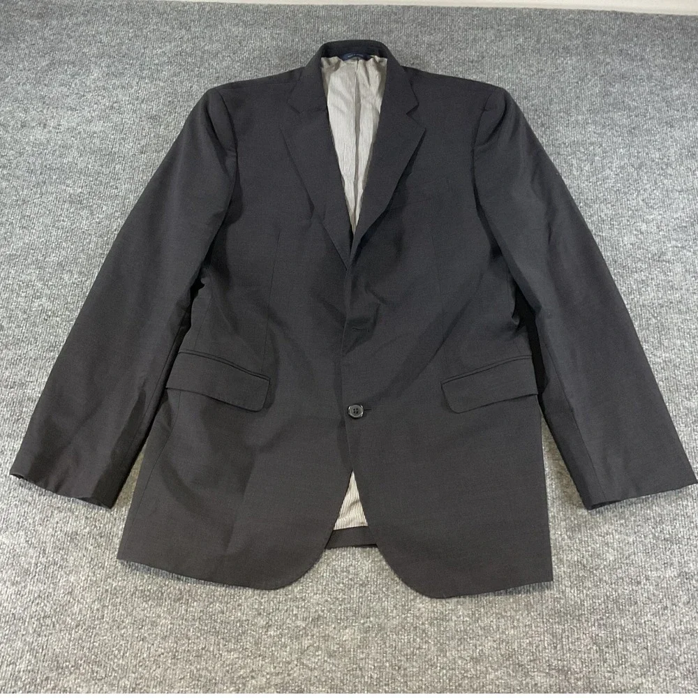 Brooks Brothers Explorer Madison Fit Blazer Sport Coat 42L Charcoal Gray